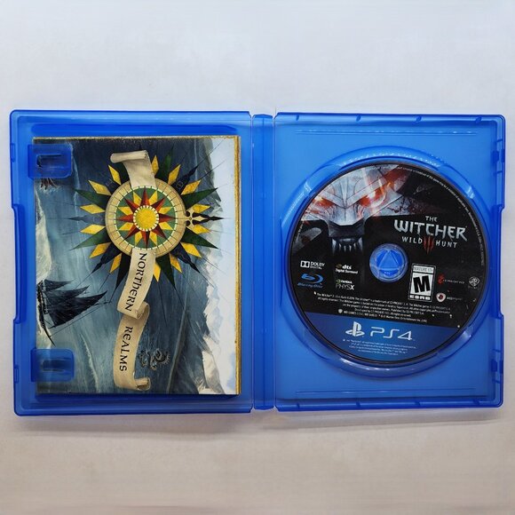 The Witcher 3 Wild Hunt for PS4 w/Map - Picture 2 of 6